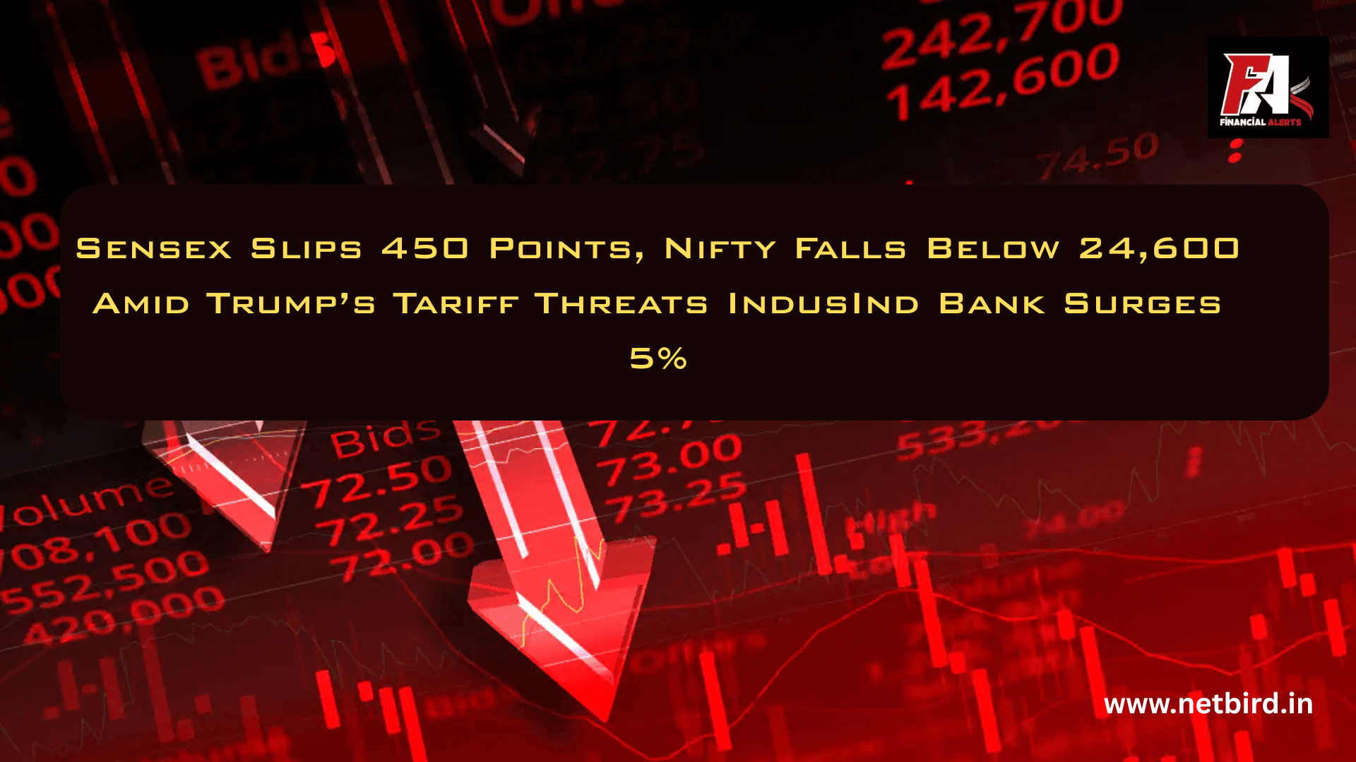 sensex falls